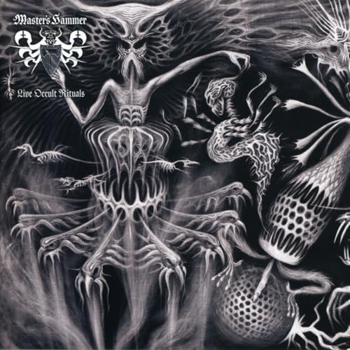 Black and white album cover featuring a distorted, skeletal figure.