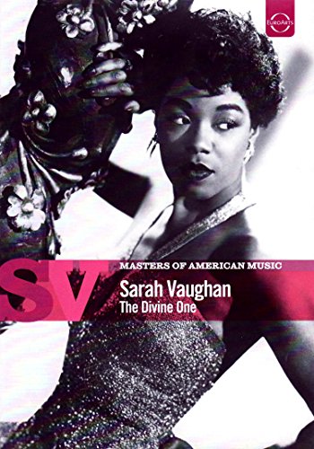 DVD cover featuring portrait of jazz singer Sarah Vaughan.