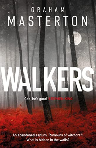 Book cover for "Walkers" by Graham Masterton, dark forest background.