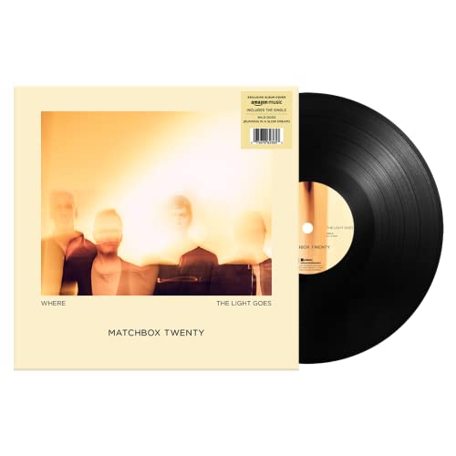 Matchbox Twenty vinyl record, album cover with band silhouettes and sunburst.