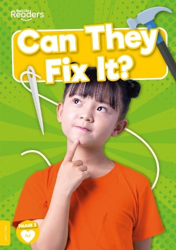 Book cover: young girl pondering with tools—needle, hammer—nearby.