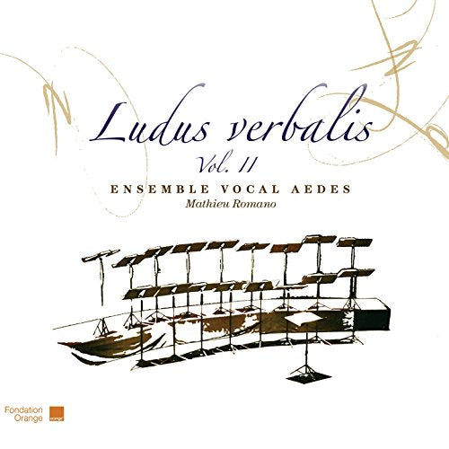 CD cover for “Ludus verbalis vol. II” by Mathieu Romano, featuring choral music.