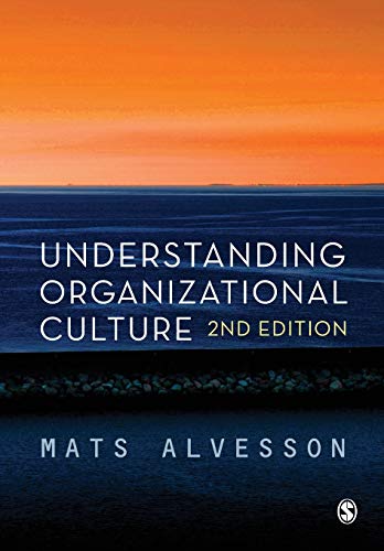 Book cover: "Understanding Organizational Culture" with ocean and sky background.