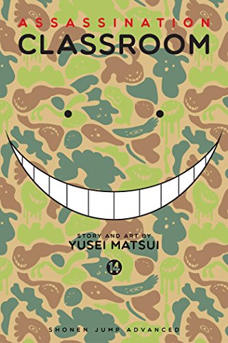 “Assassination Classroom” volume 14 cover with a smiling, tentacled creature.