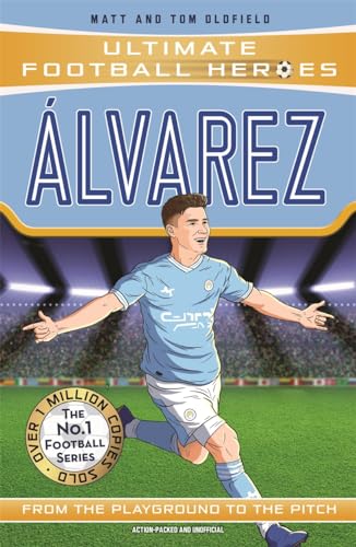 Book cover featuring footballer Julián Álvarez in a light blue kit.