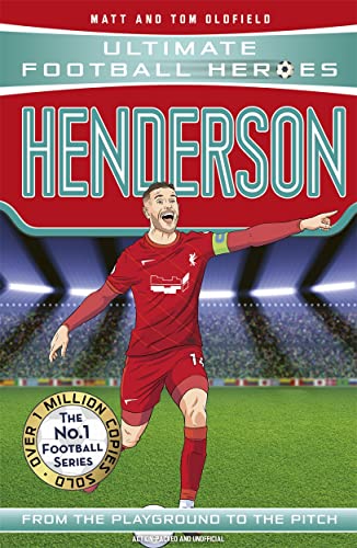 Book cover featuring footballer Jordan Henderson in a red Liverpool kit.