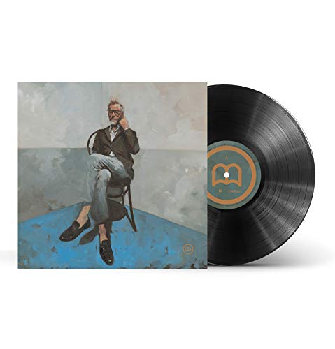Matt Berninger’s “Serpentine Prison” vinyl record with painted cover art.
