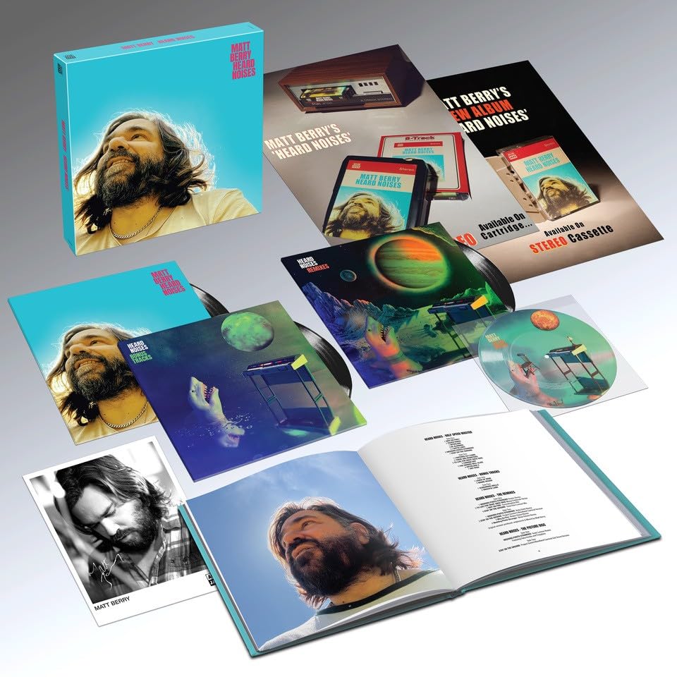 Matt Berry's "Heard Noises" vinyl album with accompanying booklet and cassette.