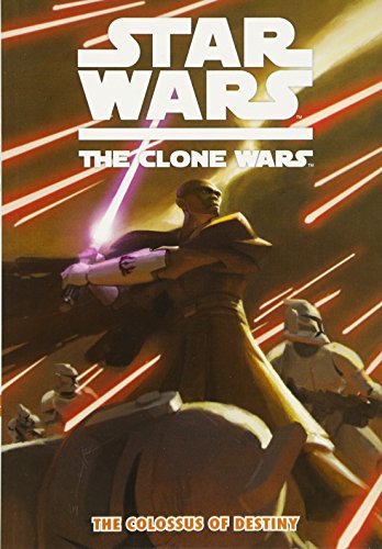 Star Wars Clone Wars book cover featuring a Jedi with a lightsaber.