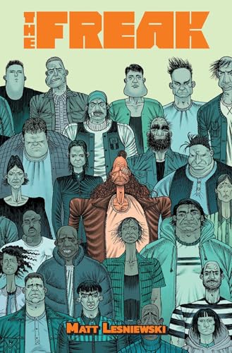 Book cover featuring a diverse group portrait of people with unique features.