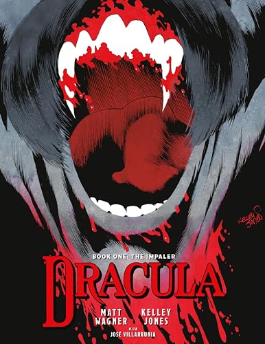 Comic book cover: a snarling, monstrous face with dripping red fangs.