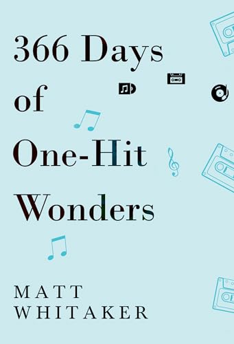 Book cover with title “366 Days of One-Hit Wonders” and music notes.