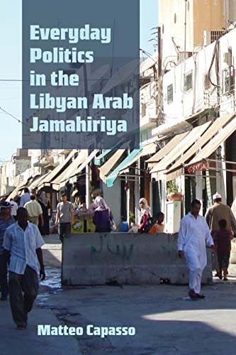 Book cover with title and image of a busy street scene in Libya.