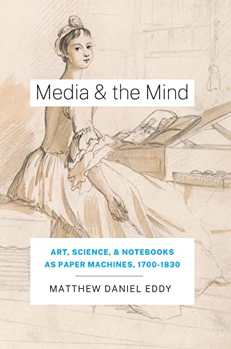 Book cover featuring a sketch of a woman with writing materials.