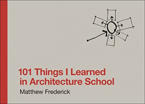 Book cover: "101 Things I Learned in Architecture School" by Matthew Frederick.