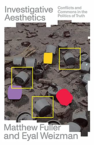 Book cover with abstract image of barrels and colored rectangles.