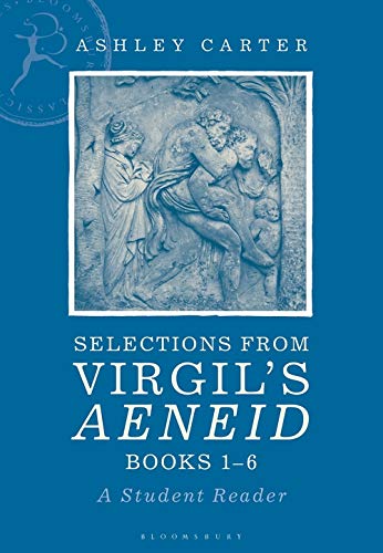 Book cover: "Selections from Virgil's Aeneid," featuring classical relief sculpture.