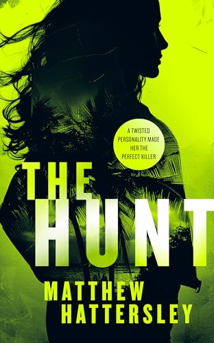Book cover with a silhouette of a woman against a bright lime green background.
