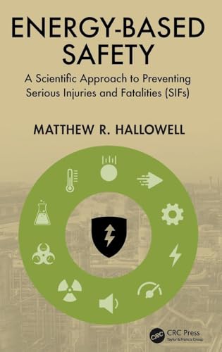 Book cover with title “Energy-Based Safety” and circular graphic of safety icons.