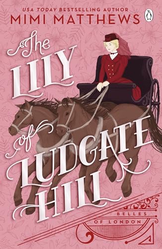 Book cover: woman in a carriage pulled by two horses.