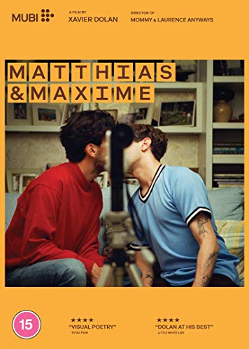 DVD cover for "Matthias & Maxime" featuring two men facing each other.