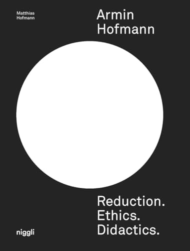 Black cover with a white circle and text: "Armin Hofmann. Reduction.