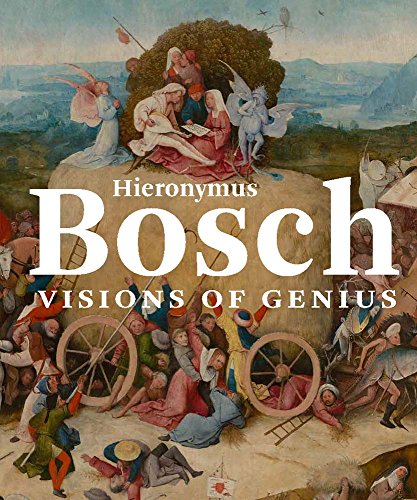 Book cover featuring a detailed, fantastical scene from Hieronymus Bosch.