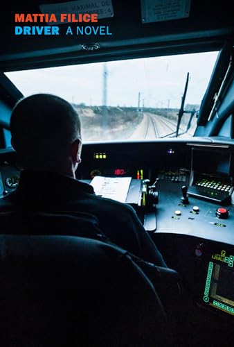 Book cover: train driver viewed from behind at the controls.