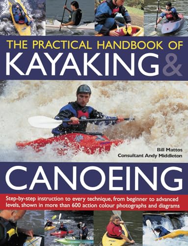 Book cover: "Practical Handbook of Kayaking & Canoeing" with kayakers in action.