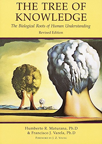 Book cover: “The Tree of Knowledge” with surreal tree and cloud imagery.