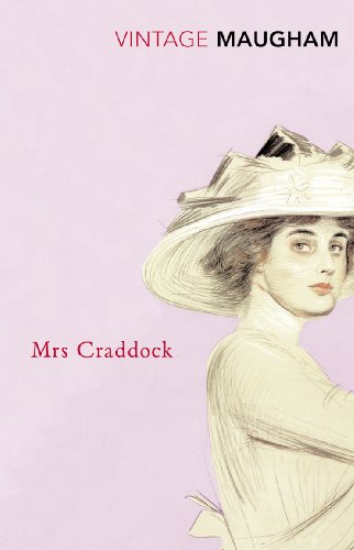 Book cover of “Mrs Craddock” featuring a woman in a large hat.