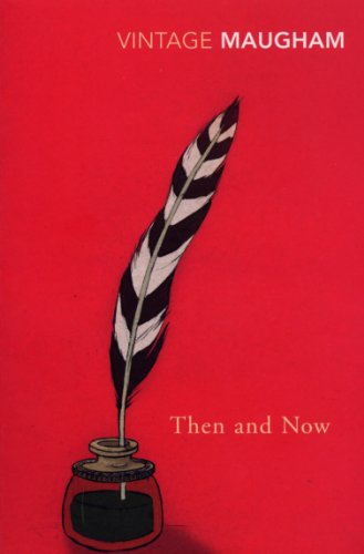 Book cover with a black and white quill pen in an inkwell on red.