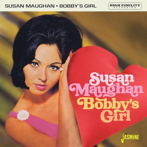 Susan Maughan album cover featuring a woman and a red heart.