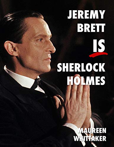 Jeremy Brett as Sherlock Holmes, portrait with title text overlay.