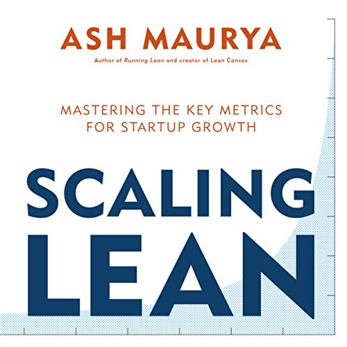 Book cover with bold blue text: "Scaling Lean" by Ash Maurya.