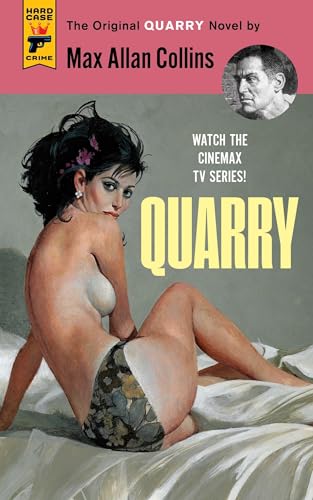 Vintage paperback cover featuring a woman and the title “Quarry”.