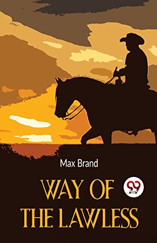 Book cover: Silhouette of a cowboy on horseback against a sunset.
