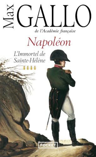 Book cover depicting Napoleon in military uniform, viewed from behind.