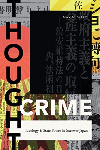 Book cover: “Thought Crime” with Japanese text and a portrait fragment.
