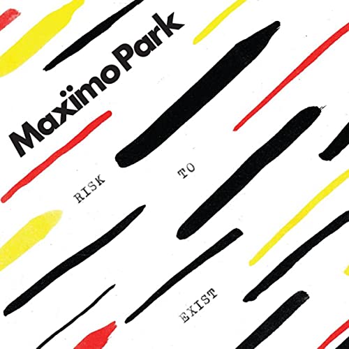 Album cover for Maximo Park’s “Risk To Exist” with abstract brushstrokes.