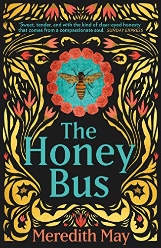 Book cover with ornate gold floral design and a central bee illustration.