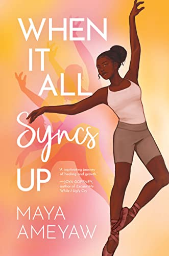 Book cover: “When It All Syncs Up” featuring a Black ballerina in motion.