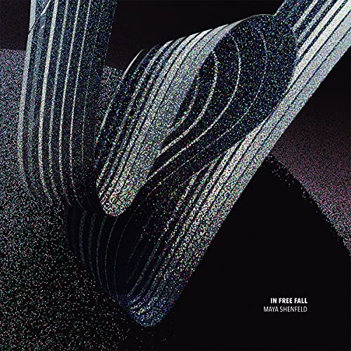 Abstract vinyl record cover with swirling lines and artist/title text.