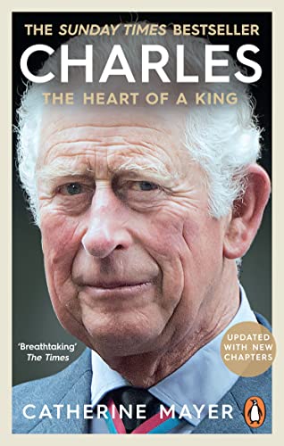 Book cover featuring a close-up portrait of King Charles III.