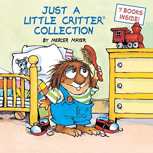 Little Critter book collection cover with a child character and toys.