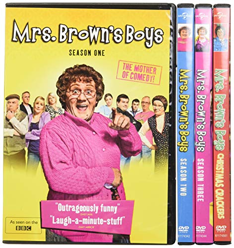 Mrs. Brown's Boys DVD box set featuring seasons one through three and Christmas specials.
