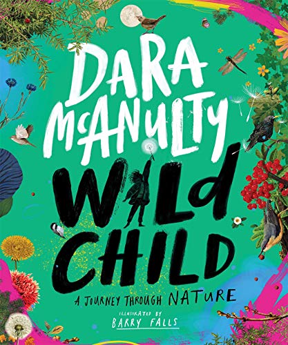 Book cover: "Wild Child" with illustration of a child in nature.