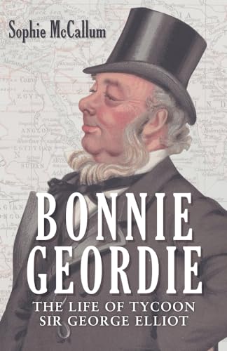 Book cover: portrait of a man in a top hat, map background.