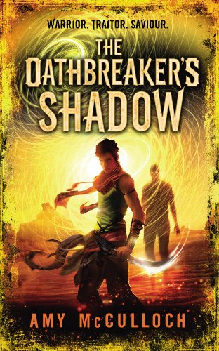 Fantasy book cover featuring a warrior with a curved blade, golden light.