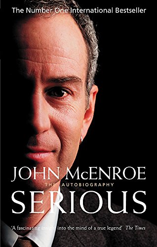 Book cover featuring a close-up portrait of John McEnroe against a black background.